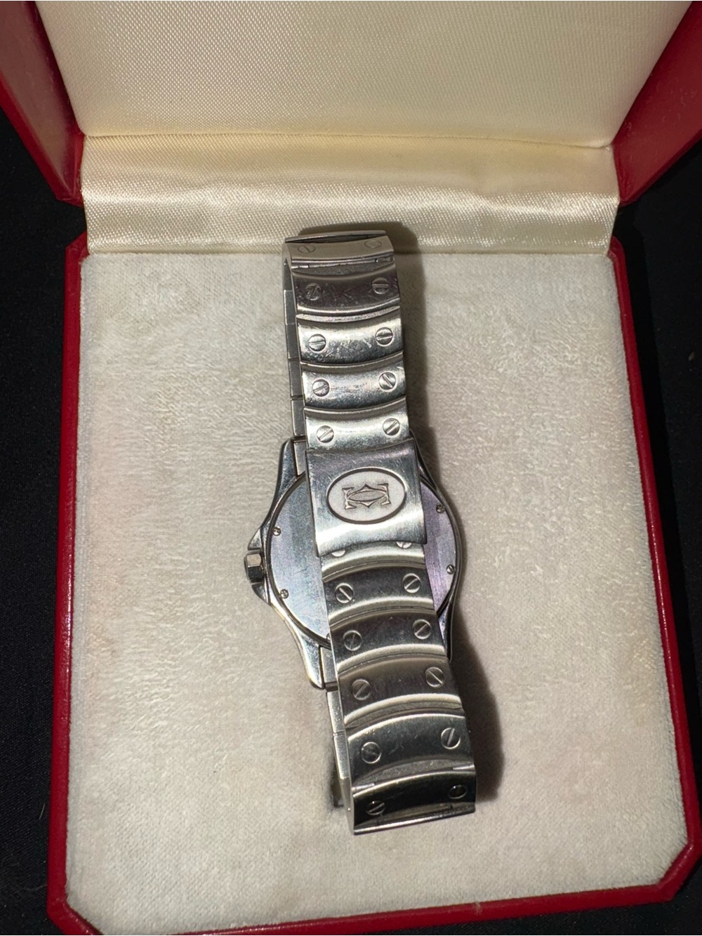Santos steel Ronde De Cartier watch - Picture 7 of 11